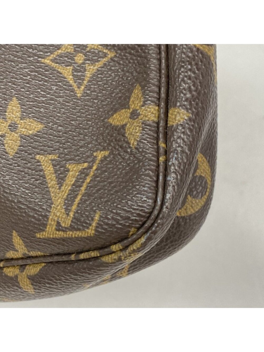★SOLD★ Louis Vuitton Pouch Monogram Pochette Brown - Picture 7 of 8
